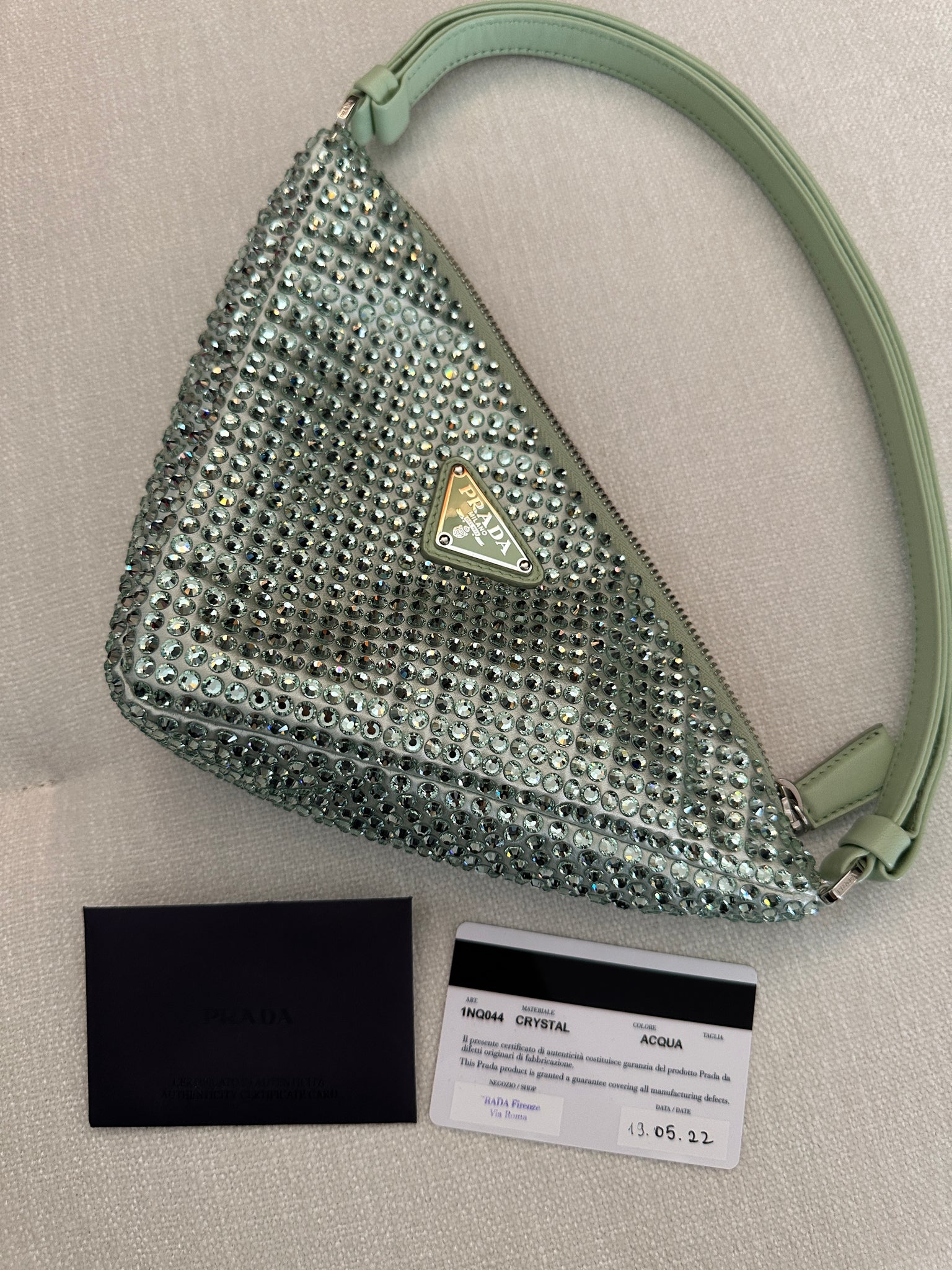 Prada satin bag online
