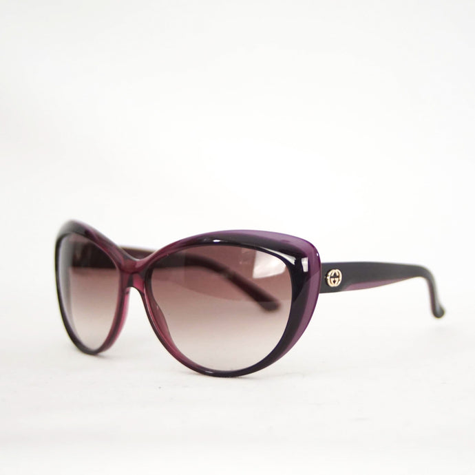 Gucci Purple/ Black Sunglasses - Lou's Closet