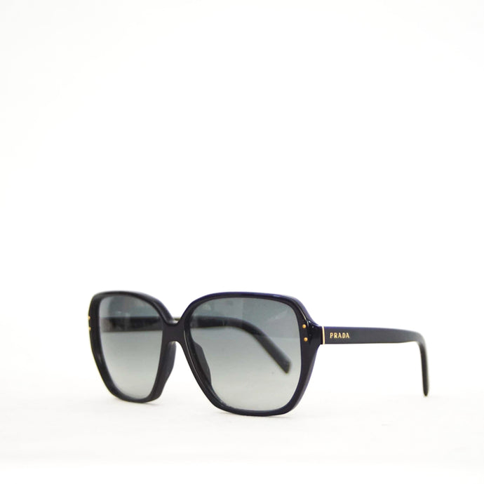 Prada Black Fine Frame Sunglasses - Lou's Closet