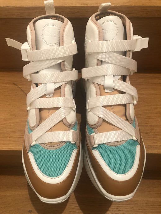 Chloe Leather Sneakers - Lou's Closet