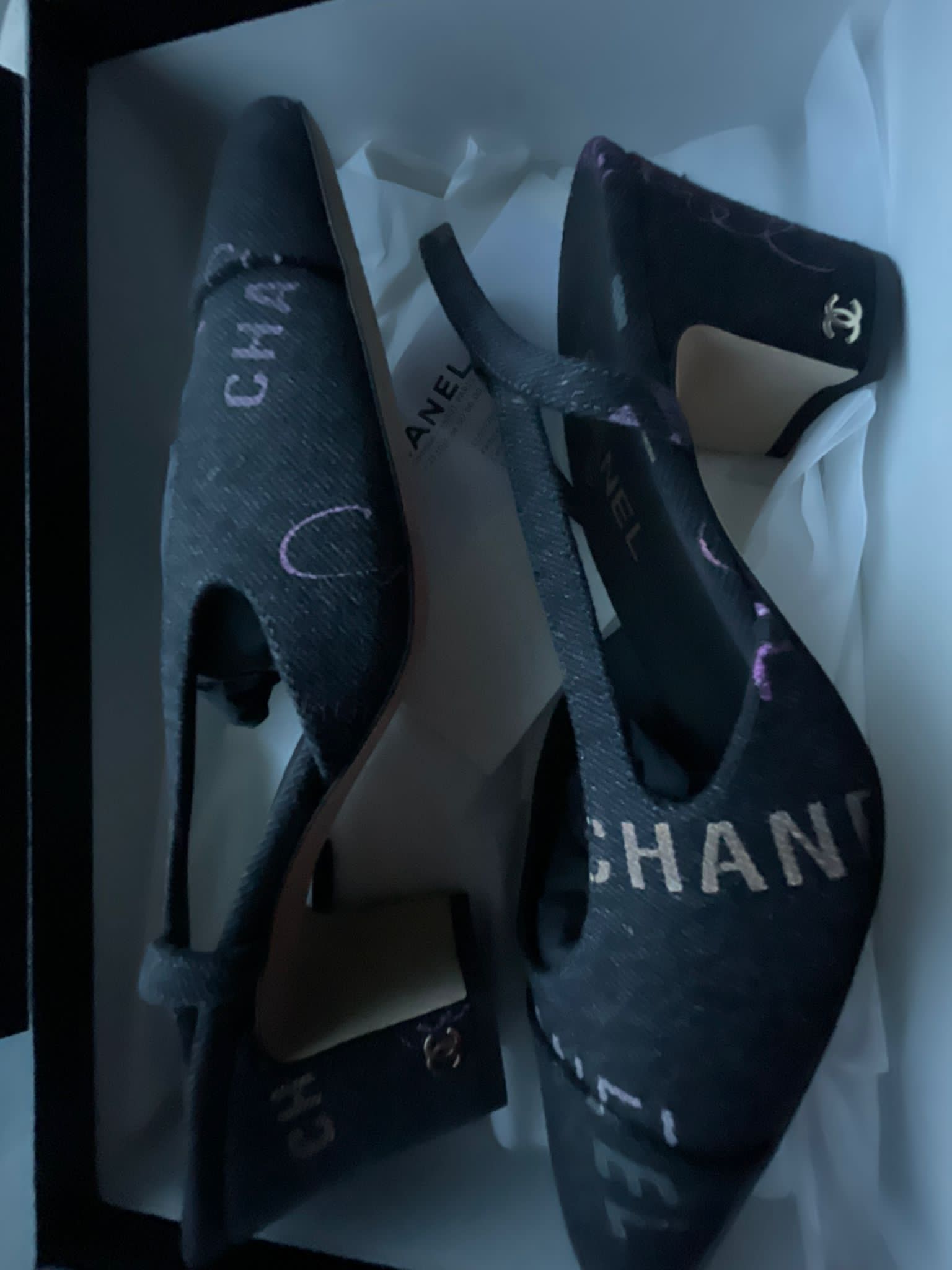 chanel shoes mules size