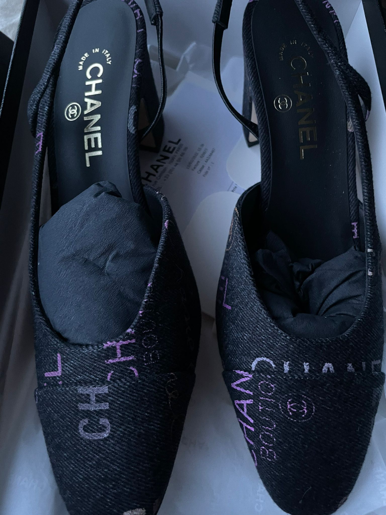 T&T Chanel Sizing Guide — THRIFT & TELL  Chanel slingback, Shoes  photography, Slip on sneaker