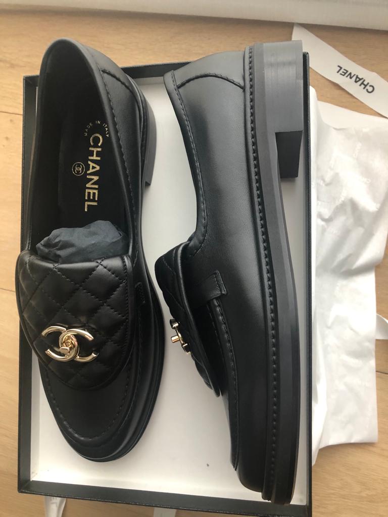 Shop CHANEL 2023-24FW Loafer & Moccasin Shoes (G45156 B13995 94305