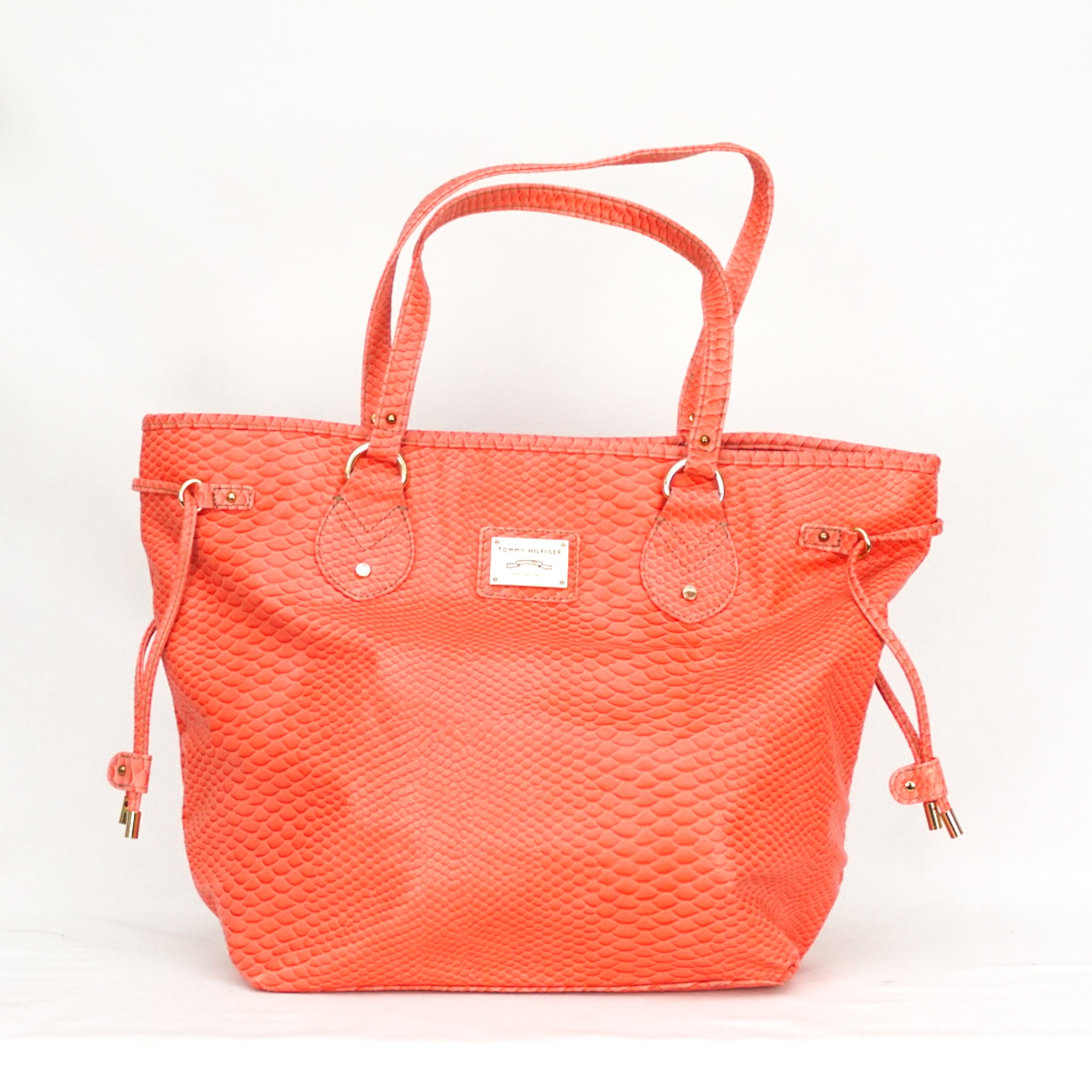 tidevand Lave om Strålende Tommy Hilfiger Large Coral Tote Bag - Lou's Closet