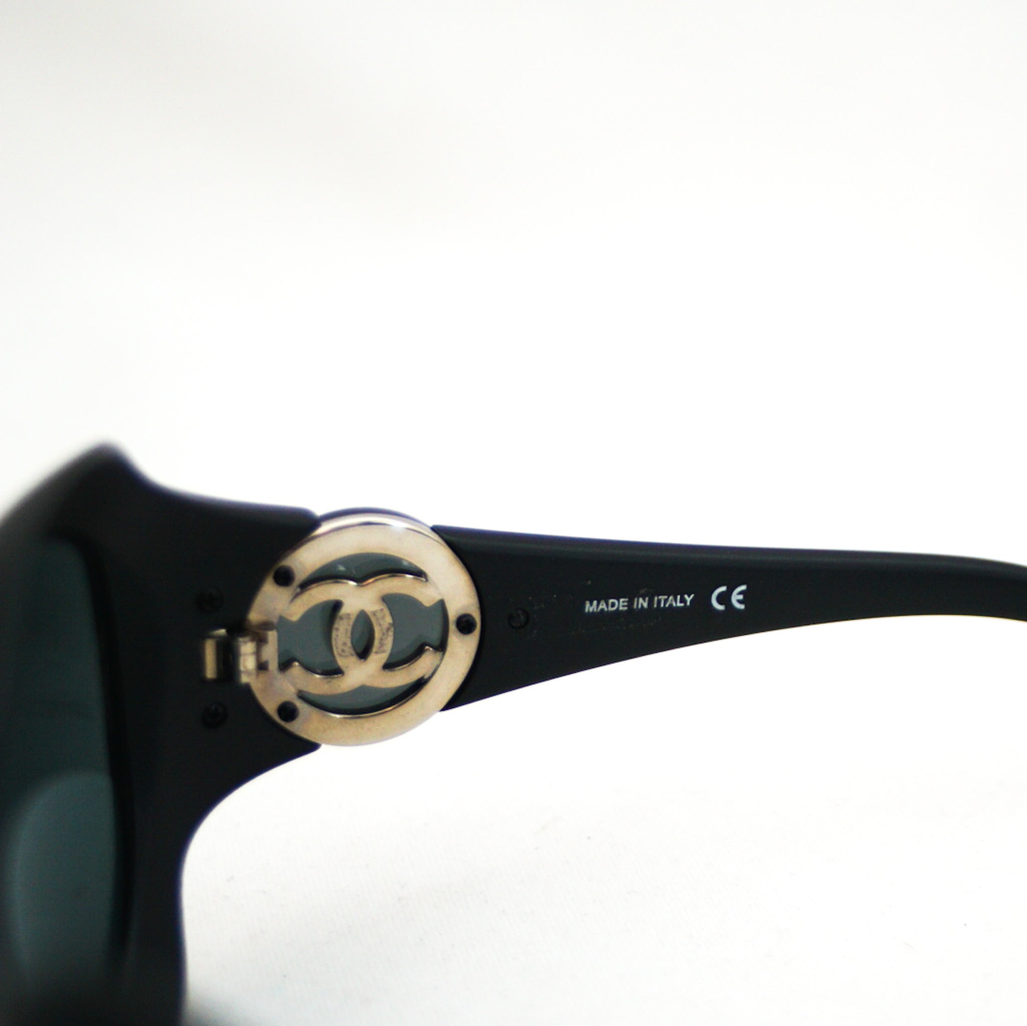 Chanel Black Large Frame Sunglasses - Lou's Closet