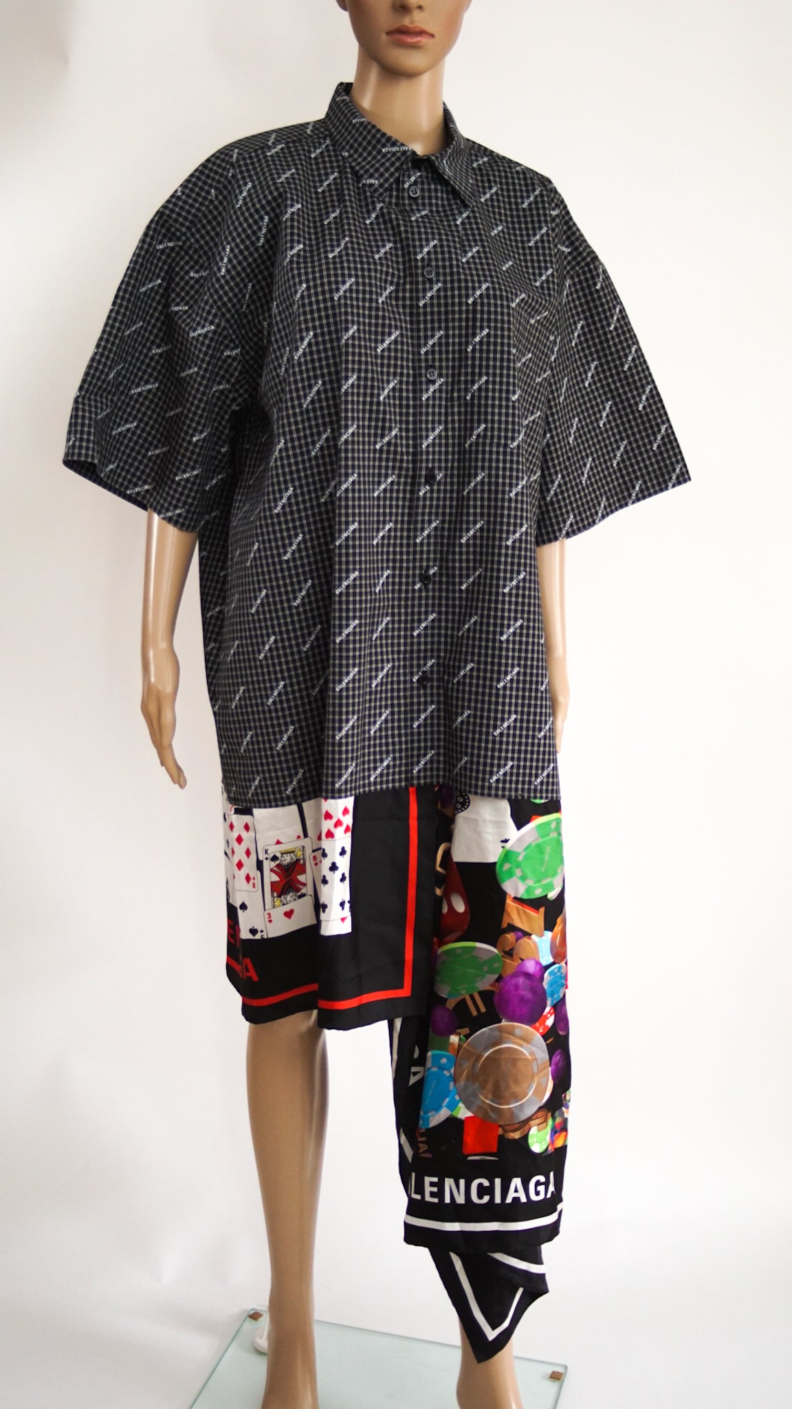 Balenciaga shirt dress in size 38