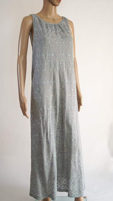 M Missoni silver reflective maxi dress in size M/L - Lou's Closet