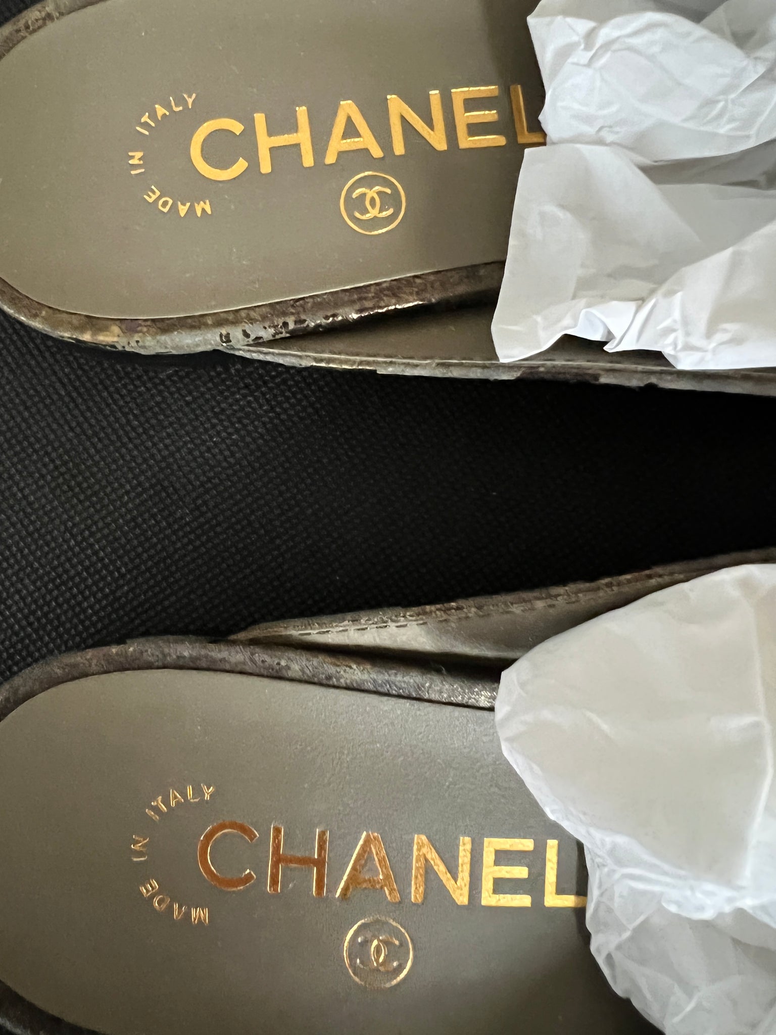 Chanel Mules size 40.5 - Lou's Closet