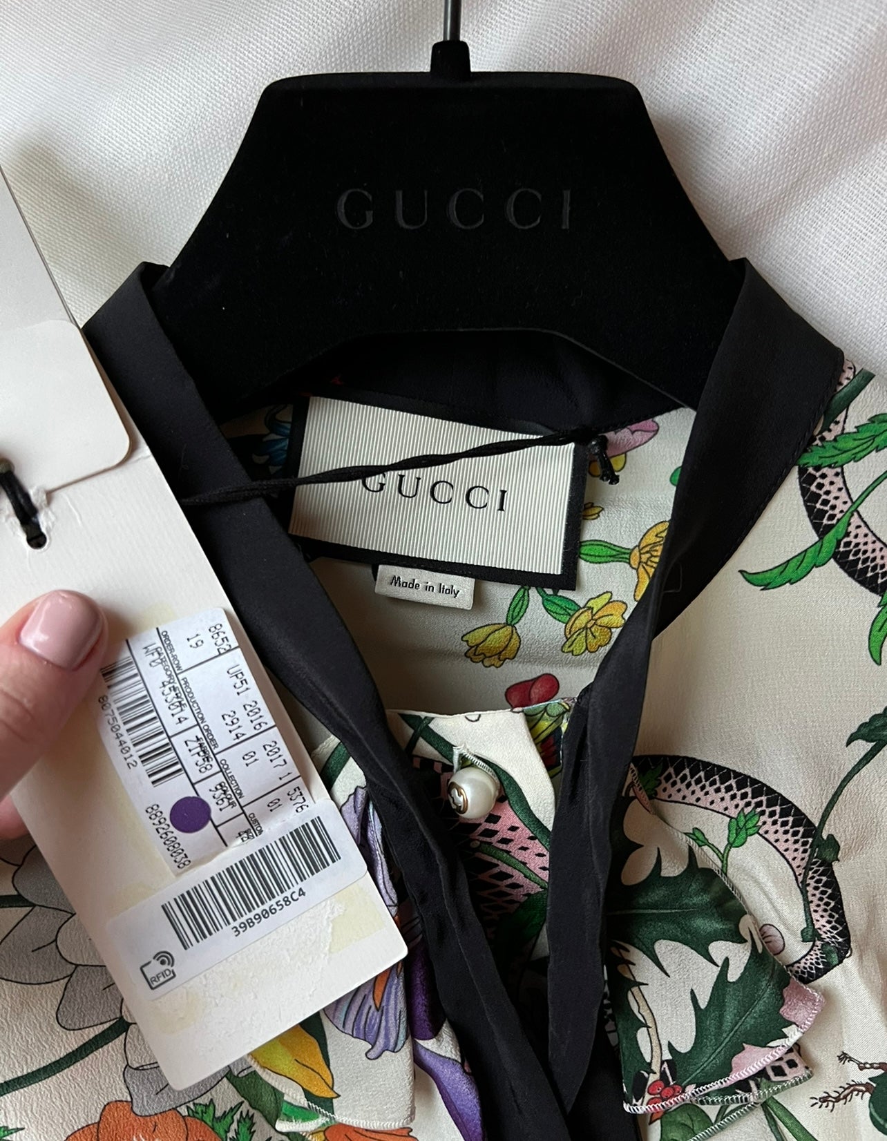 Gucci Silk Bird Shirt