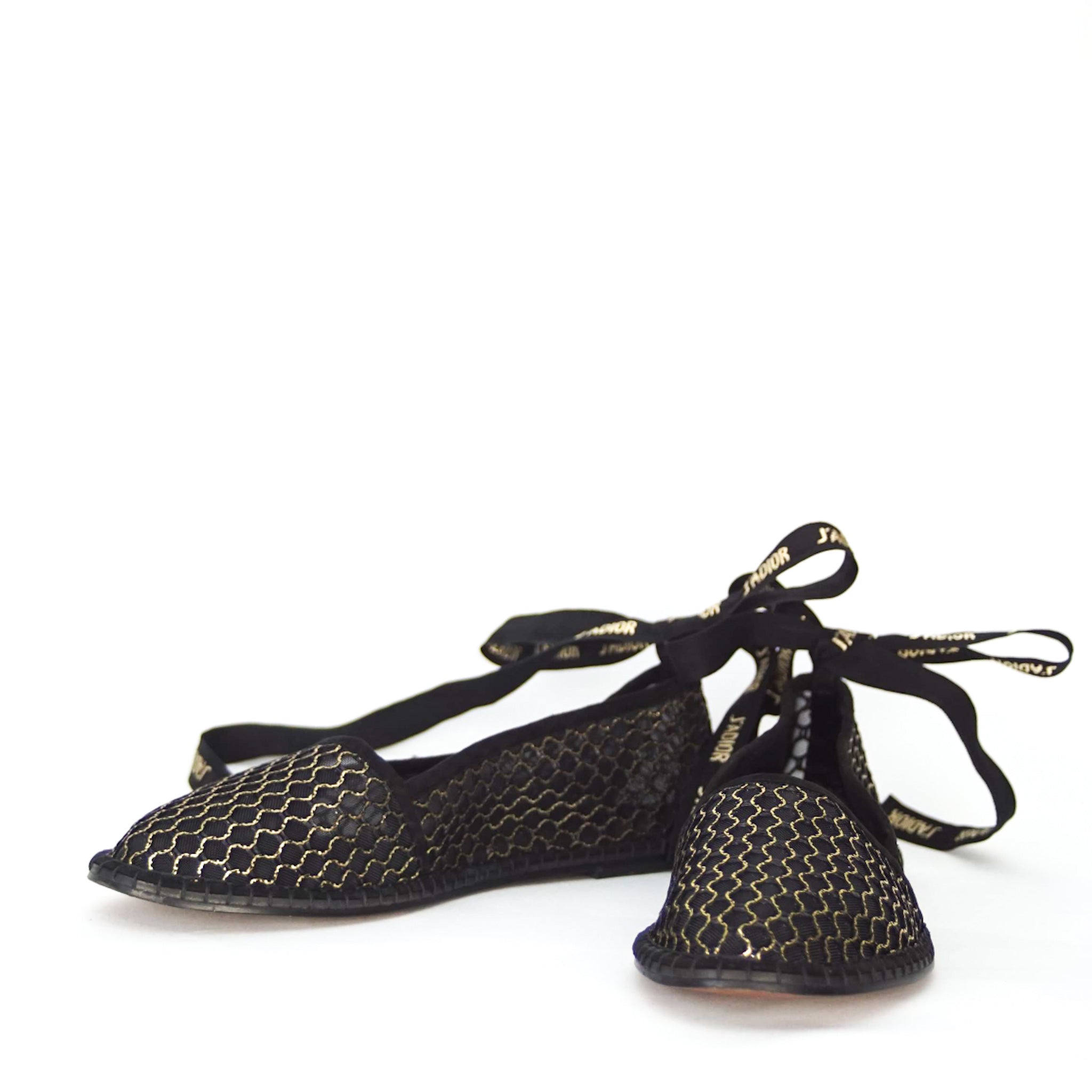 Black and gold espadrilles outlet